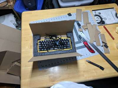 a keyboard... in a box!